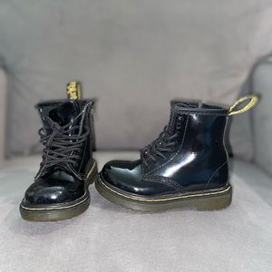 Dr. Martens. Patent Black. Toddler size 7.